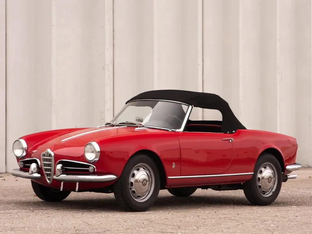 Alfa Romeo Giulietta 1955, открытый кузов, 1 поколение, 750/101 (06.1955 - 01.1962)