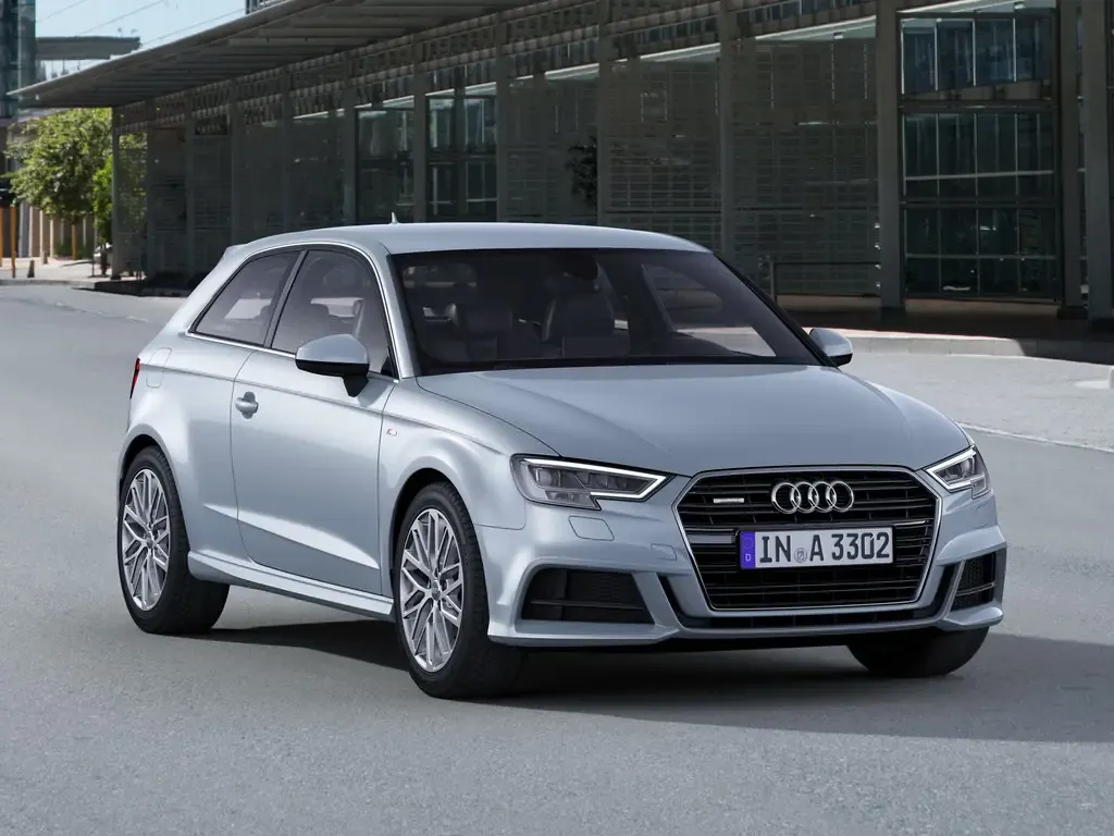 Audi A3 рестайлинг 2016, хэтчбек 3 дв., 3 поколение, 8V (04.2016 - 08.2017)
