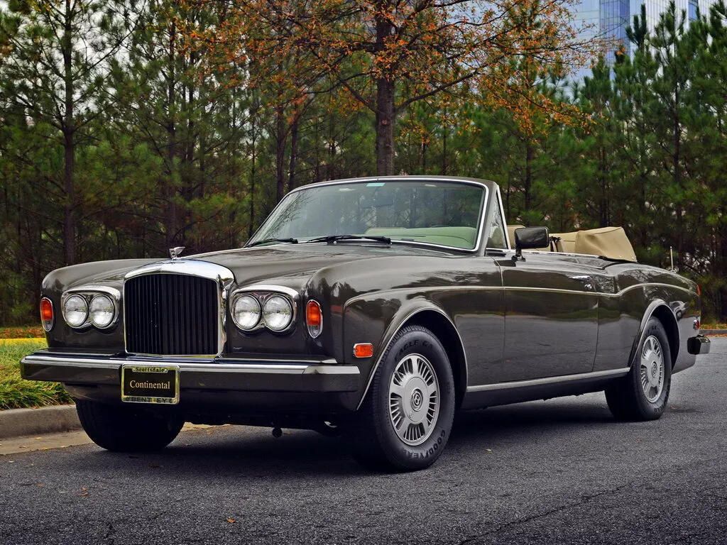 Bentley Continental 1984, открытый кузов, 1 поколение (07.1984 - 07.1995)