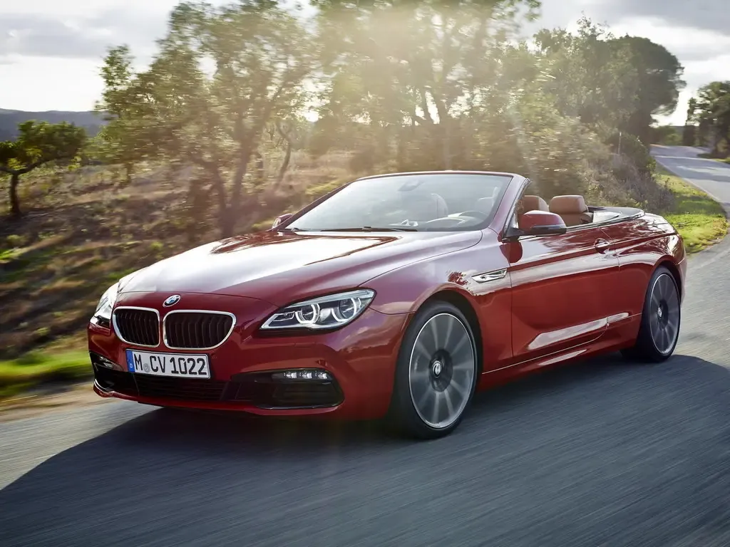 BMW 6-Series рестайлинг 2015, открытый кузов, 3 поколение, F12 (03.2015 - 05.2018)