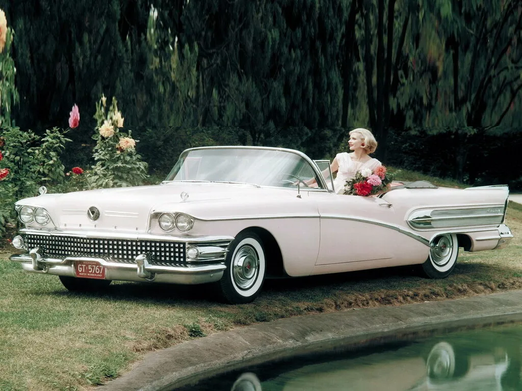 Buick Century 4-й рестайлинг 1957, открытый кузов, 2 поколение (10.1957 - 09.1958)
