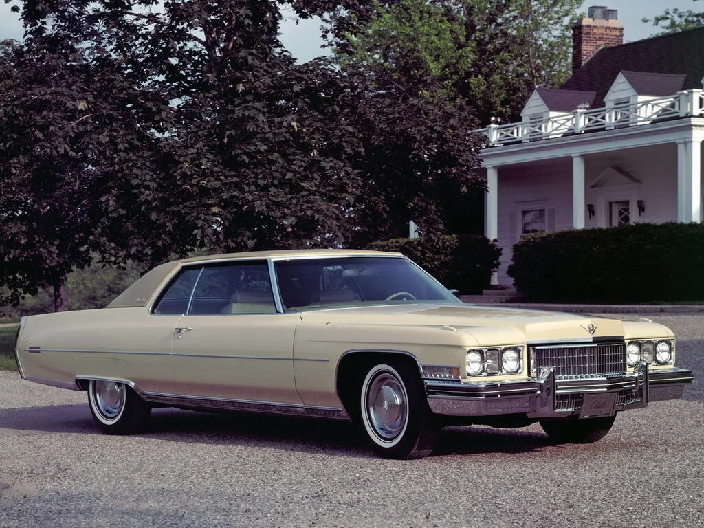 Cadillac DeVille рестайлинг 1971, купе, 6 поколение (10.1971 - 09.1973)