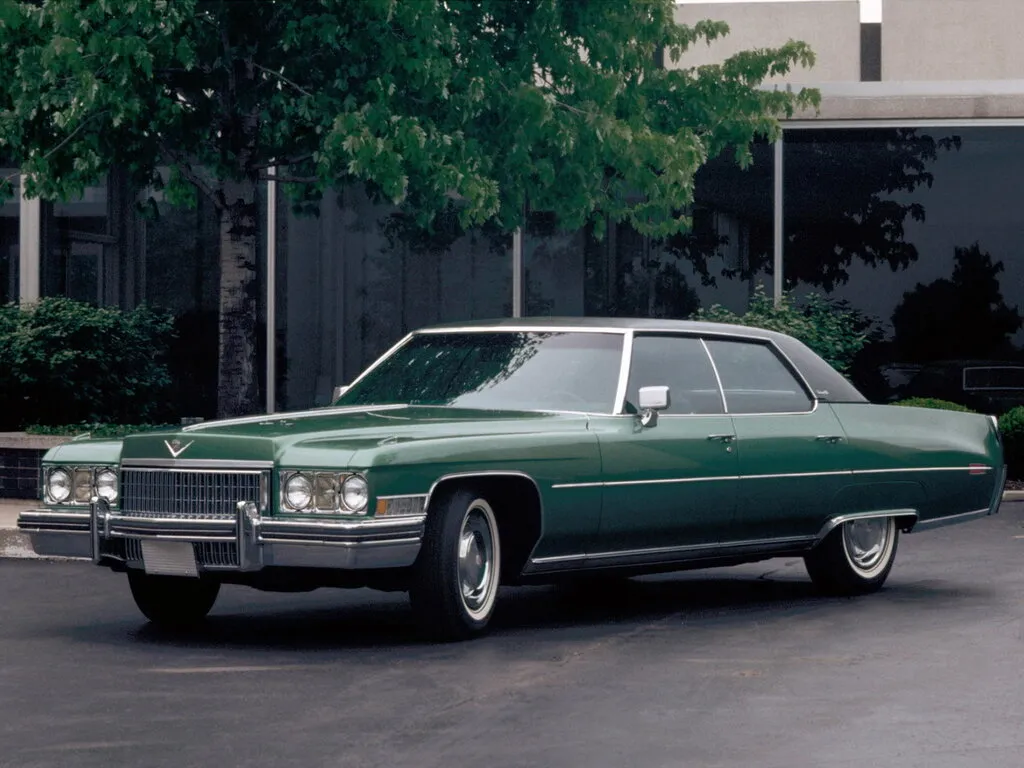 Cadillac DeVille рестайлинг 1971, седан, 6 поколение (10.1971 - 09.1973)