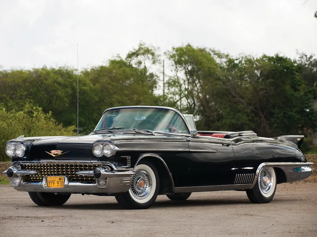 Cadillac Eldorado рестайлинг 1957, открытый кузов, 3 поколение (11.1957 - 10.1958)