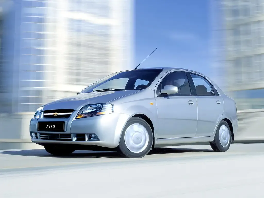 Chevrolet Aveo 2002, седан, 1 поколение, T200 (03.2002 - 02.2008)