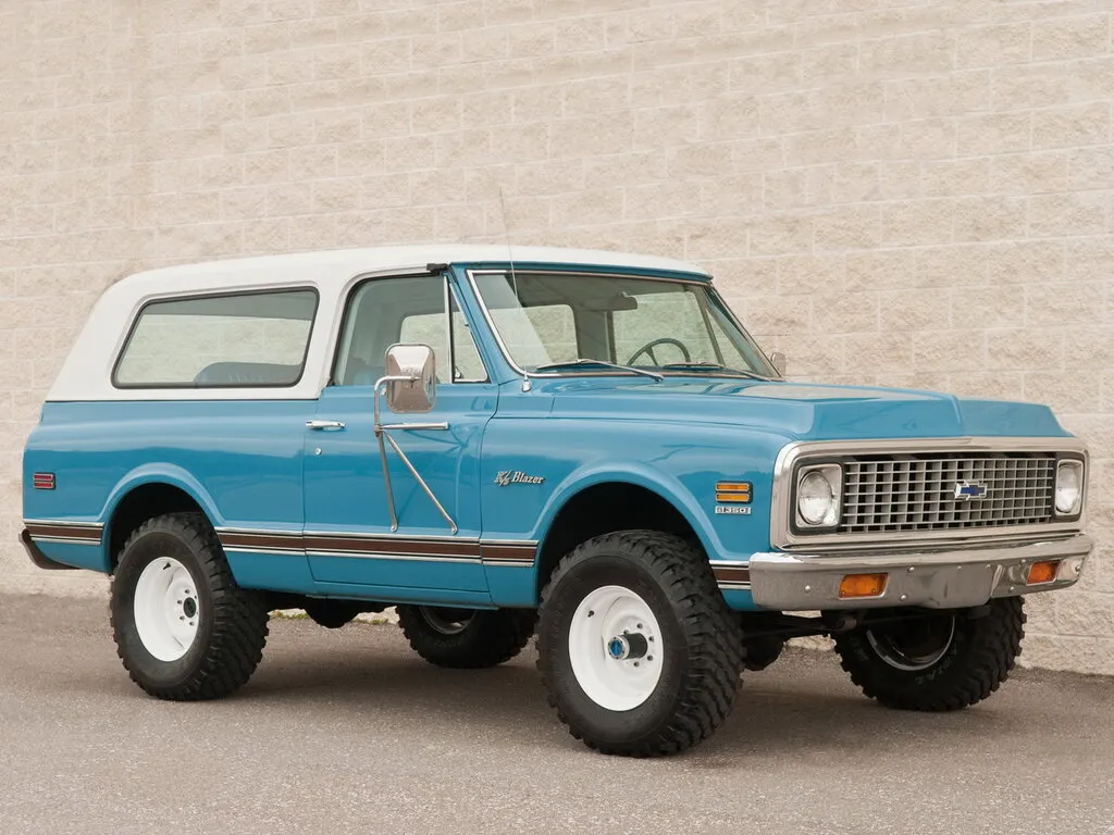 Chevrolet Blazer K5 рестайлинг 1970, джип/suv 3 дв., 1 поколение (10.1970 - 07.1972)