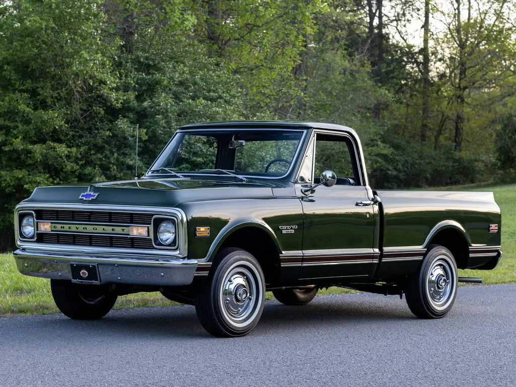 Chevrolet C10 рестайлинг 1967, пикап, 2 поколение (09.1967 - 09.1969)
