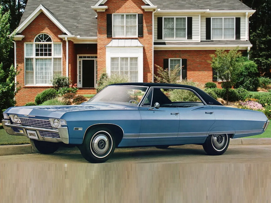 Chevrolet Caprice 3-й рестайлинг 1967, седан, 1 поколение (09.1967 - 09.1968)