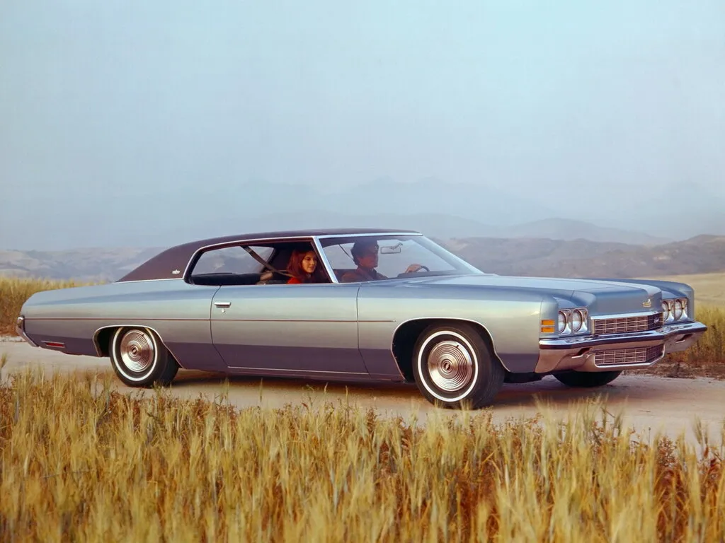 Chevrolet Caprice рестайлинг 1971, купе, 2 поколение (09.1971 - 09.1972)
