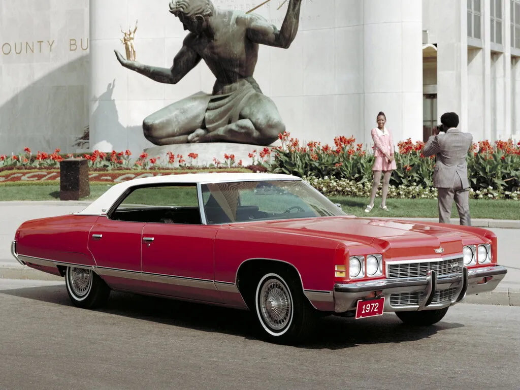 Chevrolet Caprice рестайлинг 1971, седан, 2 поколение (09.1971 - 09.1972)