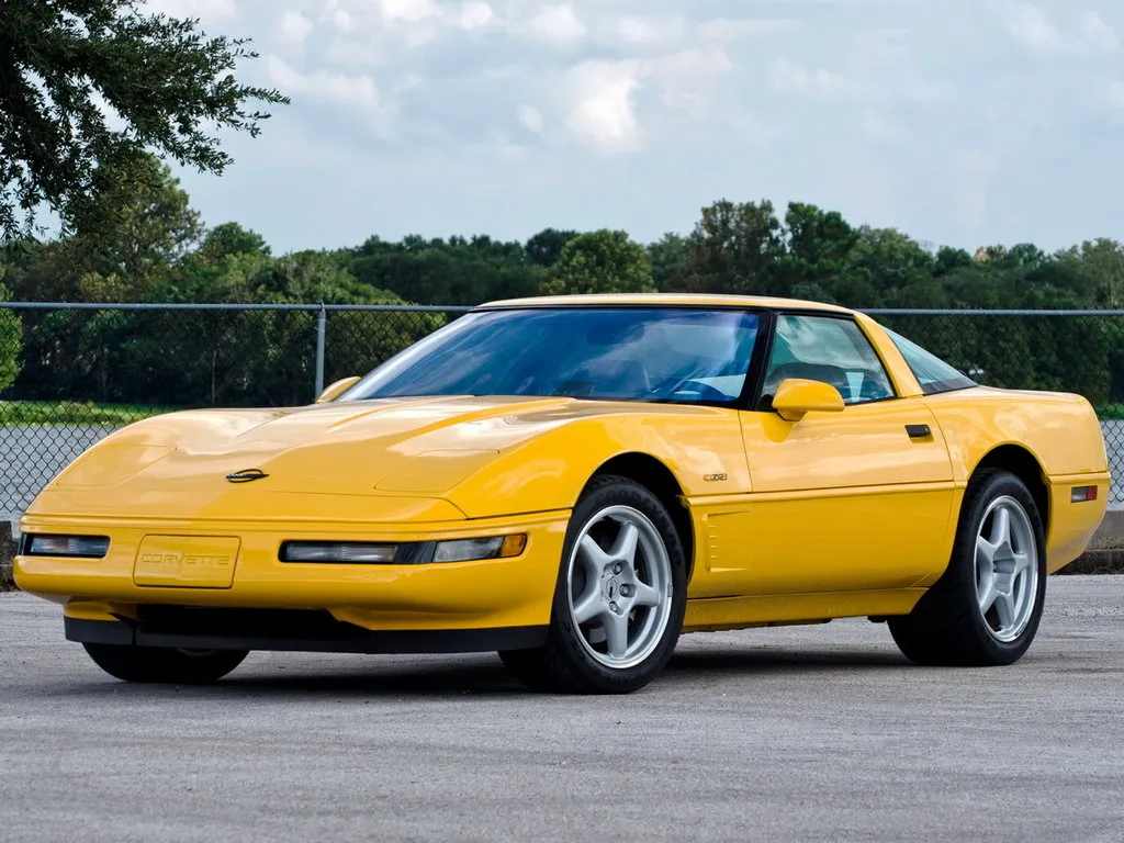 Chevrolet Corvette рестайлинг 1990, купе, 4 поколение, C4 (06.1990 - 06.1996)