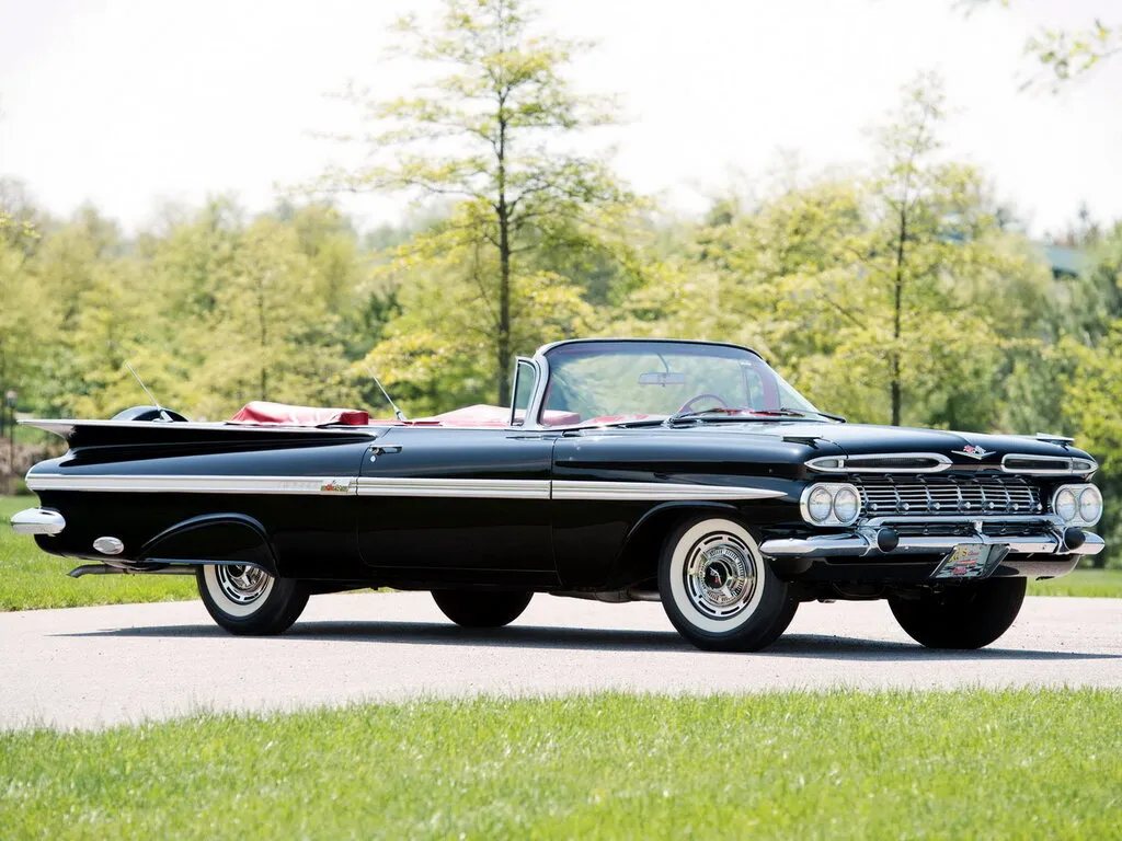 Chevrolet Impala 1958, открытый кузов, 2 поколение (10.1958 - 09.1959)