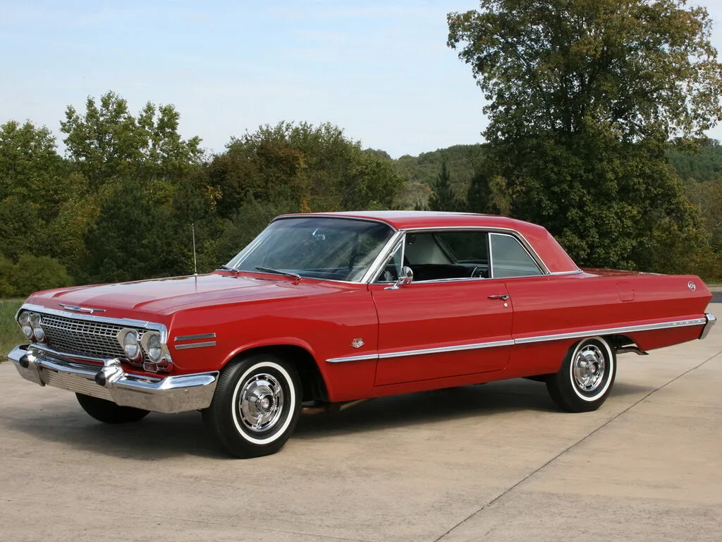 Chevrolet Impala 2-й рестайлинг 1962, купе, 3 поколение (10.1962 - 09.1963)