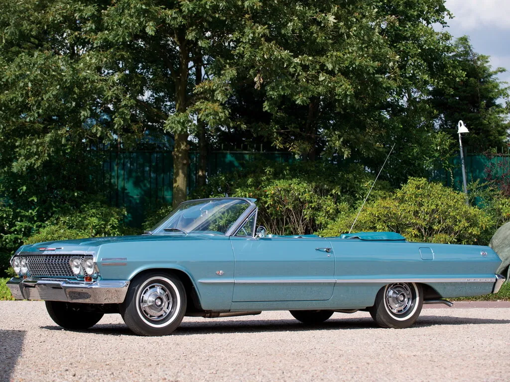 Chevrolet Impala 2-й рестайлинг 1962, открытый кузов, 3 поколение (10.1962 - 09.1963)
