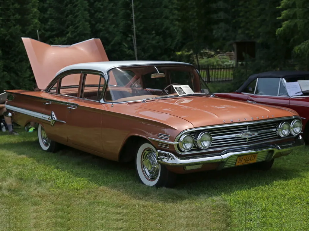 Chevrolet Impala рестайлинг 1959, седан, 2 поколение (10.1959 - 09.1960)