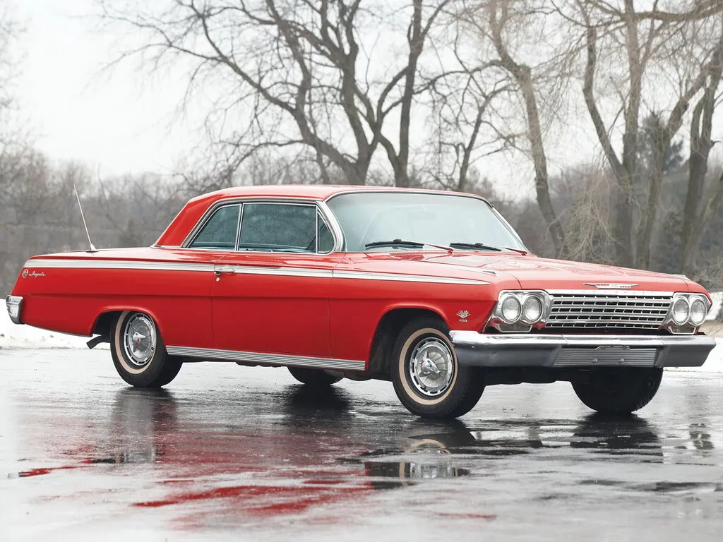 Chevrolet Impala рестайлинг 1961, купе, 3 поколение (10.1961 - 09.1962)