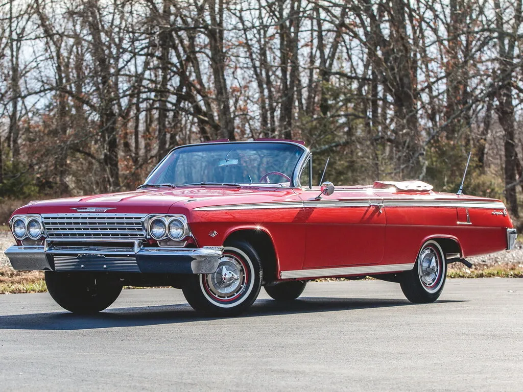 Chevrolet Impala рестайлинг 1961, открытый кузов, 3 поколение (10.1961 - 09.1962)