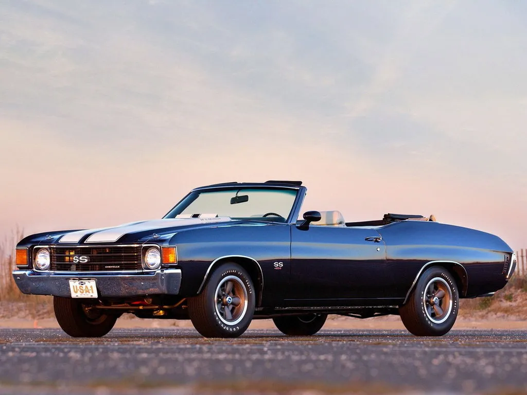 Chevrolet Malibu рестайлинг 1970, открытый кузов, 2 поколение (09.1970 - 08.1972)