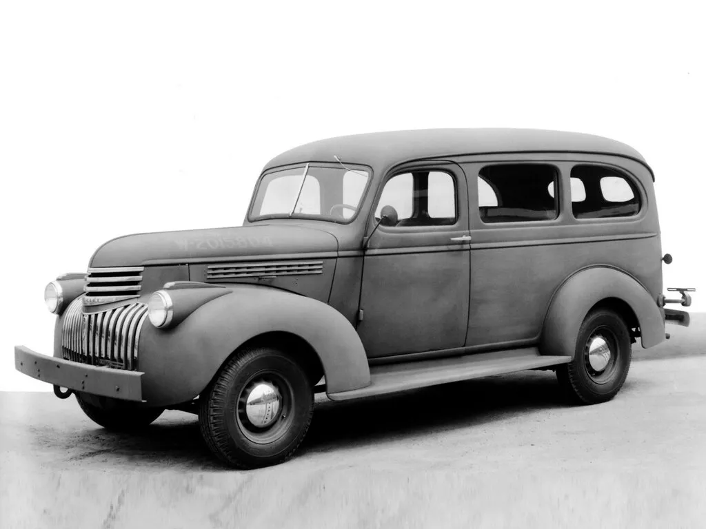 Chevrolet Suburban 1940, джип/suv 5 дв., 2 поколение (09.1940 - 10.1946)