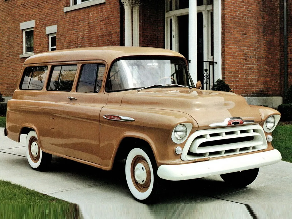 Chevrolet Suburban 1955, джип/suv 5 дв., 4 поколение (10.1955 - 09.1959)