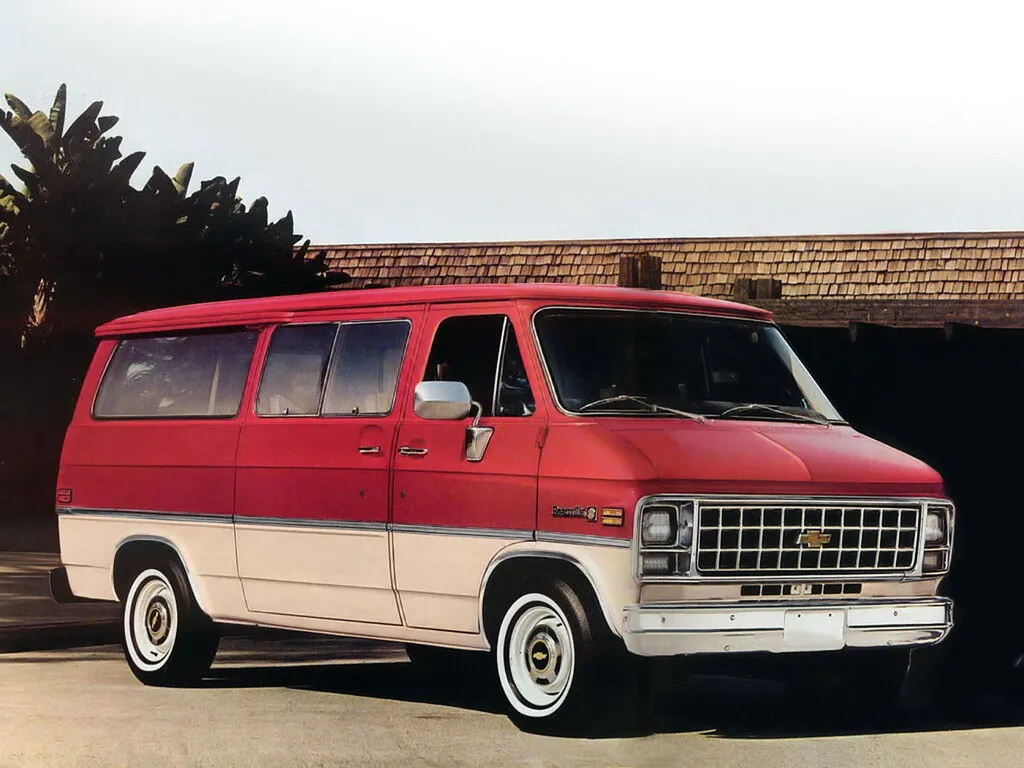 Chevrolet Van рестайлинг 1977, минивэн, 3 поколение (12.1977 - 11.1982)