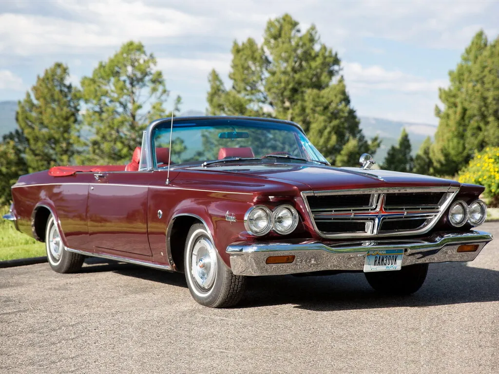 Chrysler 300 2-й рестайлинг 1963, открытый кузов, 1 поколение (10.1963 - 10.1964)