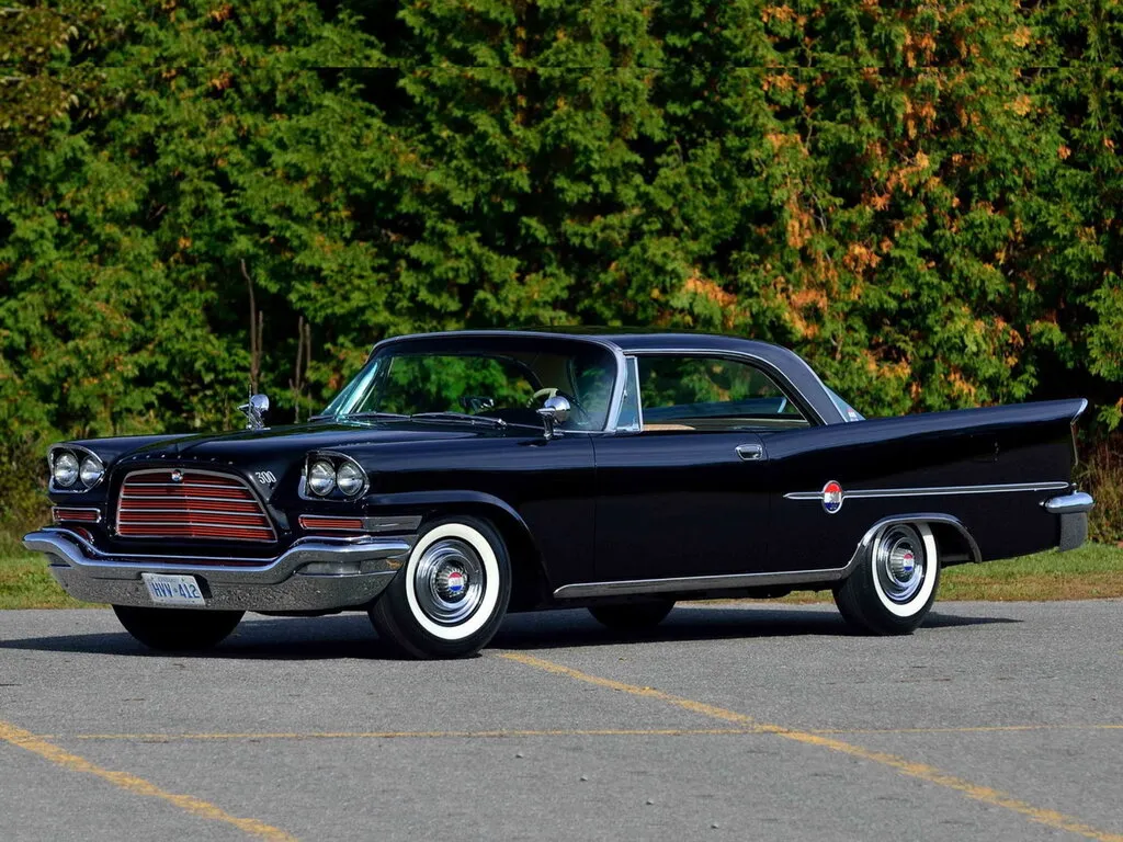 Chrysler 300 Letter Series 2-й рестайлинг 1958, купе, 2 поколение, 300E (11.1958 - 10.1959)