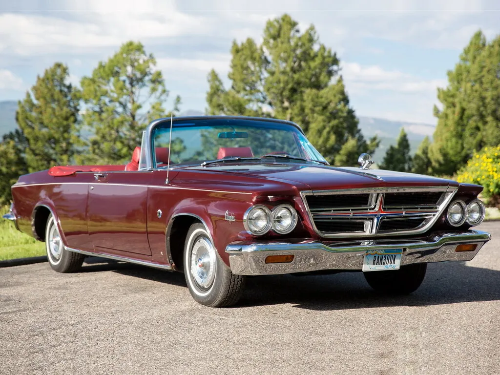 Chrysler 300 Letter Series рестайлинг 1963, открытый кузов, 4 поколение, 300K (10.1963 - 09.1964)