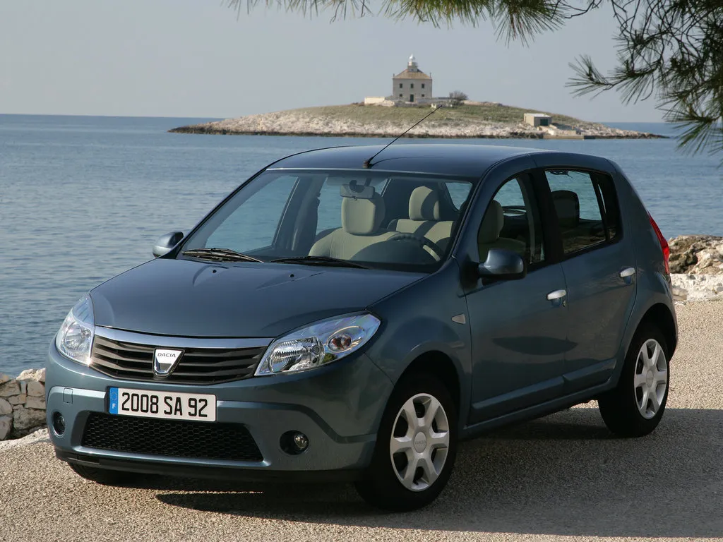 Dacia Sandero 2008, хэтчбек 5 дв., 1 поколение, B90 (06.2008 - 12.2012)