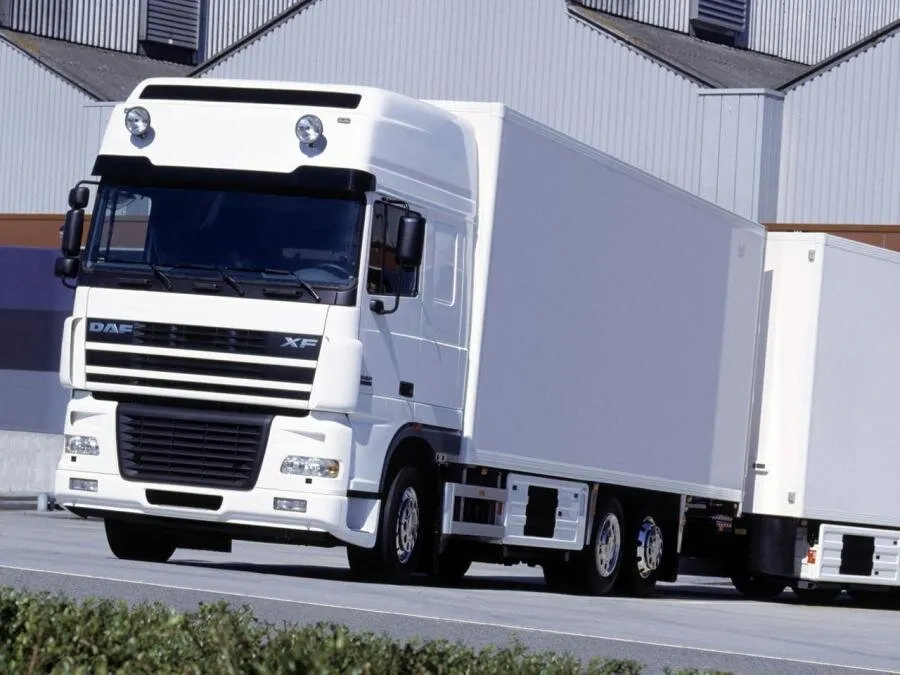 DAF XF 6x2 2002, шасси, 2 поколение, XF95 (10.2002 - 09.2006)