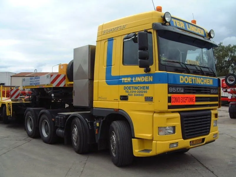 DAF XF 8x4 1997, седельный тягач, 1 поколение, 95XF (06.1997 - 10.2002)