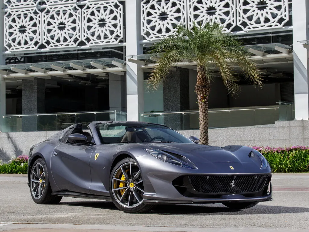 Ferrari 812 GTS 2019, открытый кузов, 1 поколение (09.2019 - н.в.)