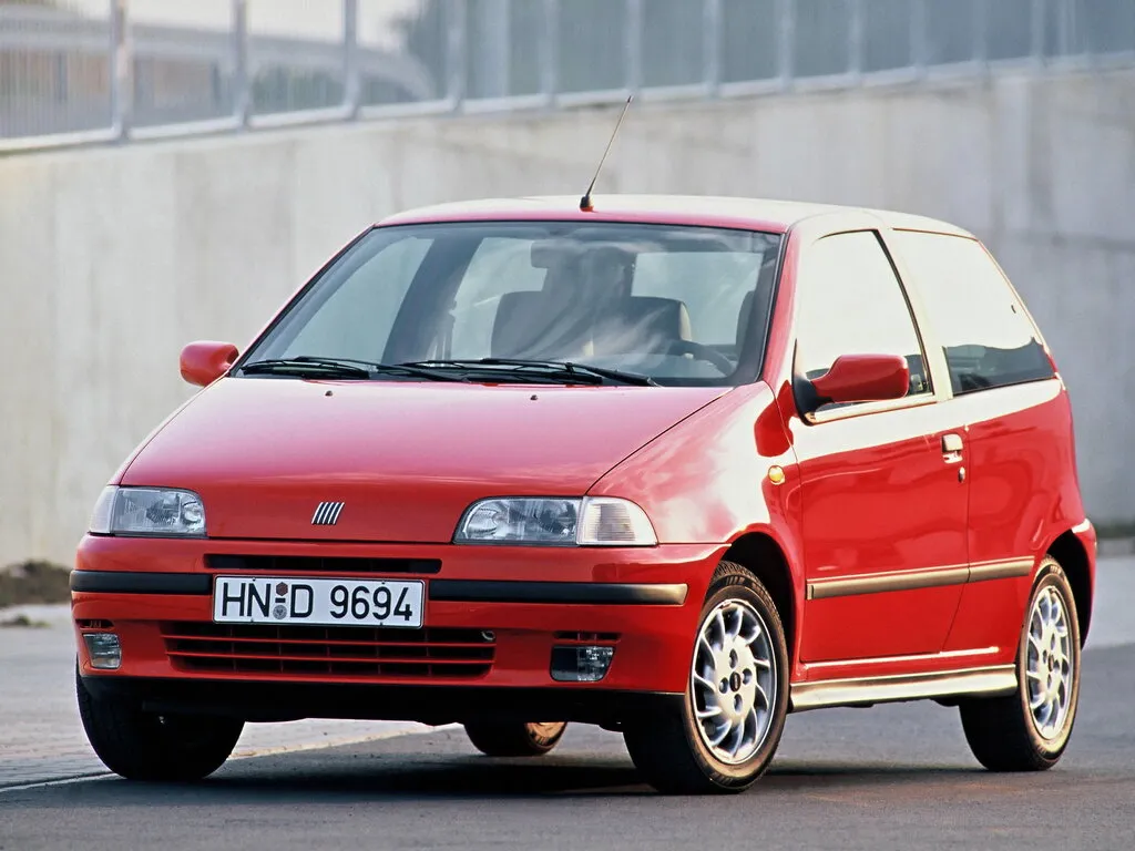 Fiat Punto 1993, хэтчбек 3 дв., 1 поколение, 176 (09.1993 - 08.1999)