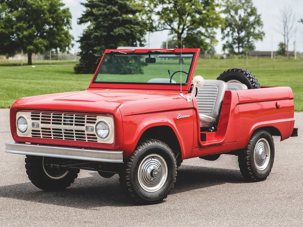 Ford Bronco 1965, открытый кузов, 1 поколение, U13 (08.1965 - 09.1971)