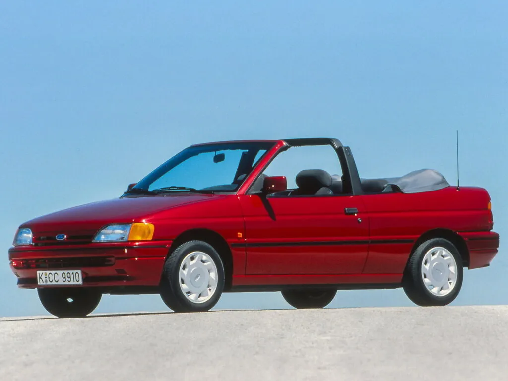 Ford Escort 1990, открытый кузов, 5 поколение (08.1990 - 07.1992)