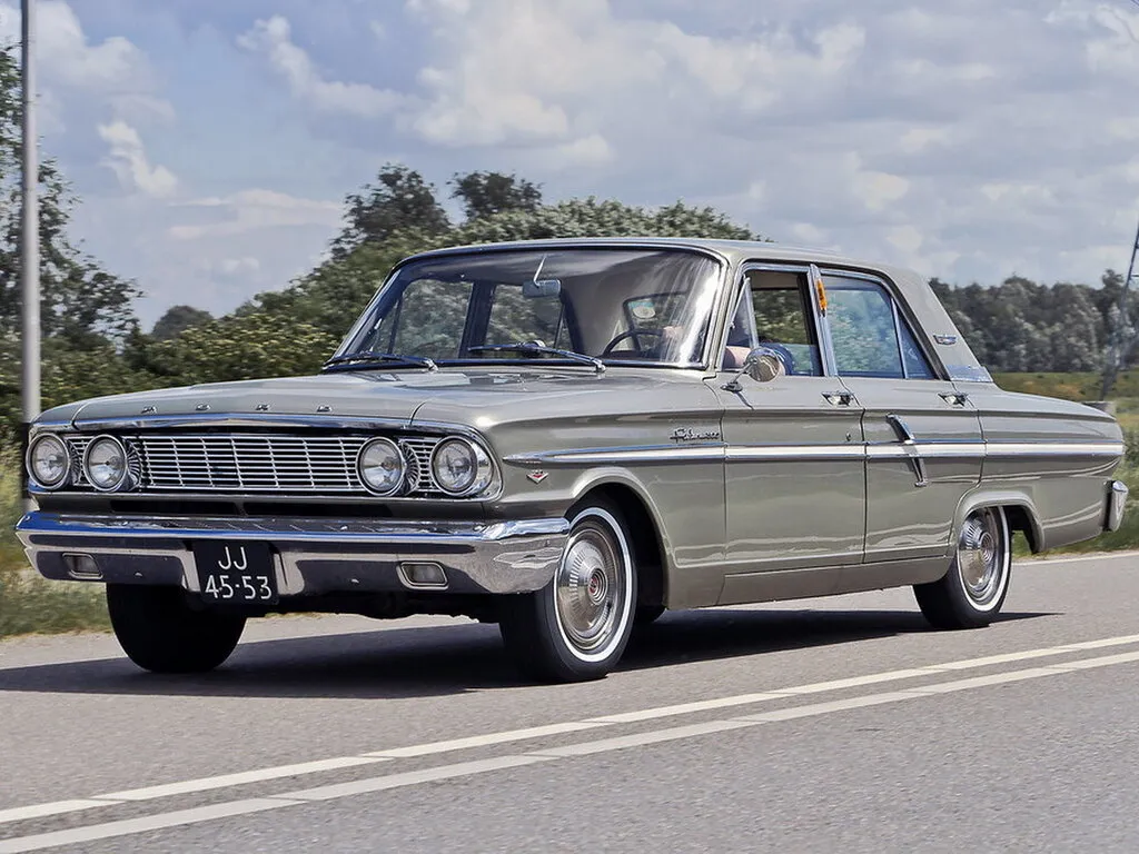 Ford Fairlane 2-й рестайлинг 1963, седан, 4 поколение (09.1963 - 09.1964)