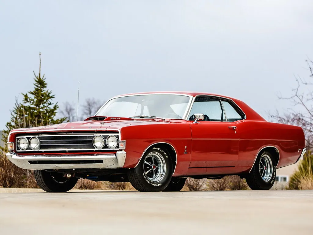 Ford Fairlane рестайлинг 1968, купе, 6 поколение (09.1968 - 09.1969)