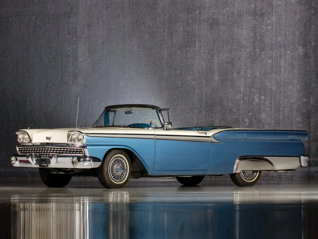 Ford Galaxie 1958, открытый кузов, 1 поколение (10.1958 - 09.1959)