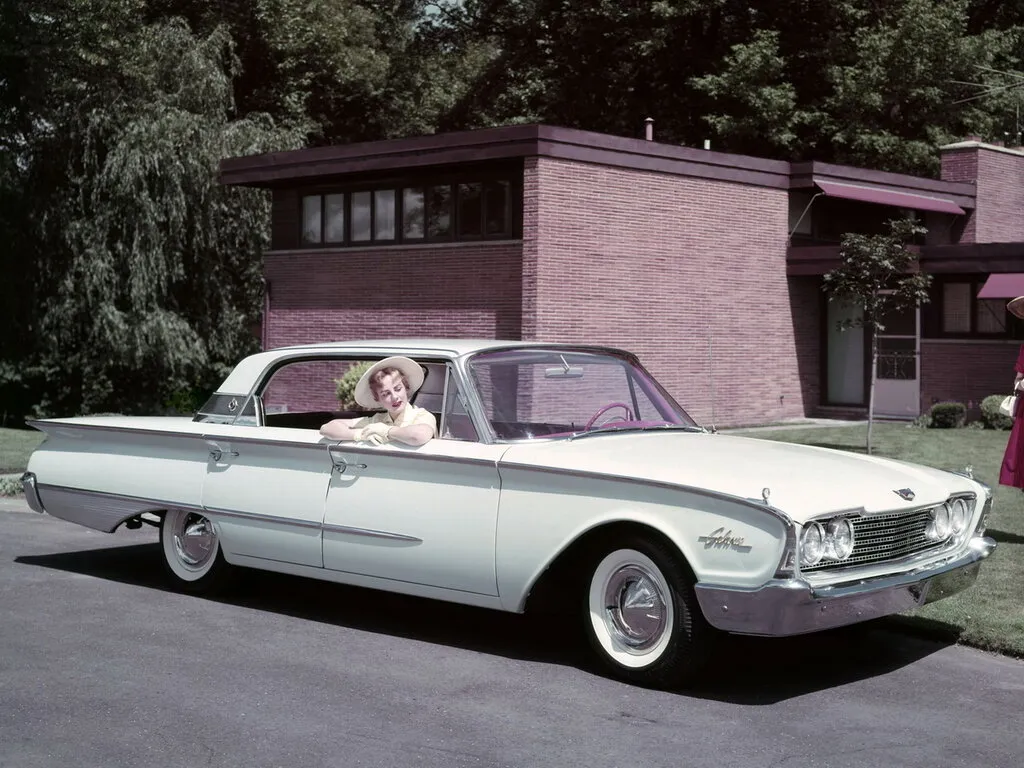 Ford Galaxie 1959, седан, 2 поколение (10.1959 - 09.1960)