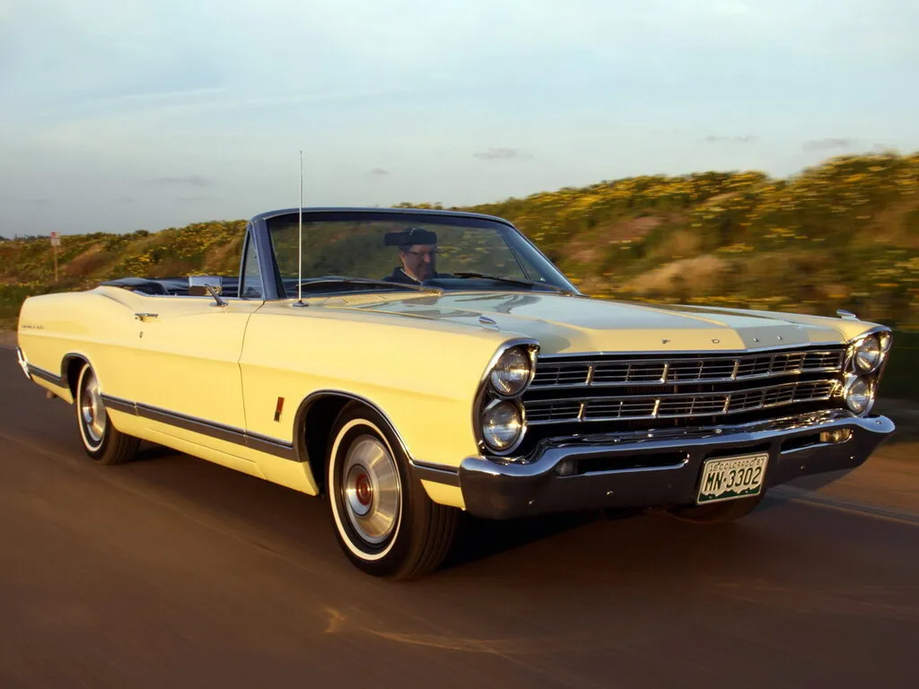 Ford Galaxie 2-й рестайлинг 1966, открытый кузов, 3 поколение (10.1966 - 09.1967)