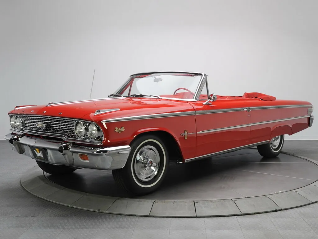 Ford Galaxie 3-й рестайлинг 1962, открытый кузов, 2 поколение (10.1962 - 09.1963)