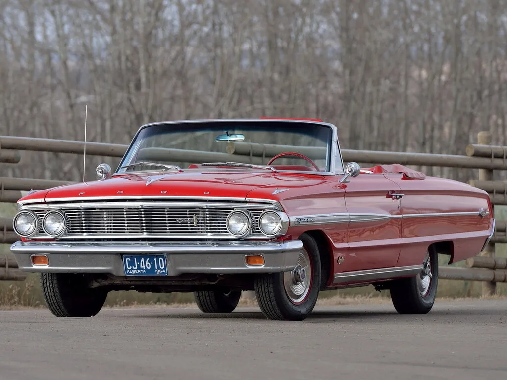 Ford Galaxie 4-й рестайлинг 1963, открытый кузов, 2 поколение (10.1963 - 09.1964)