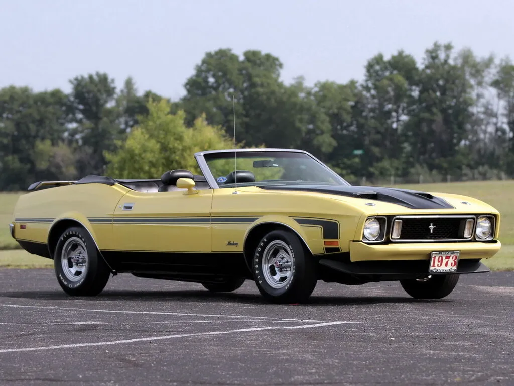 Ford Mustang 3-й рестайлинг 1970, открытый кузов, 1 поколение (09.1970 - 09.1973)