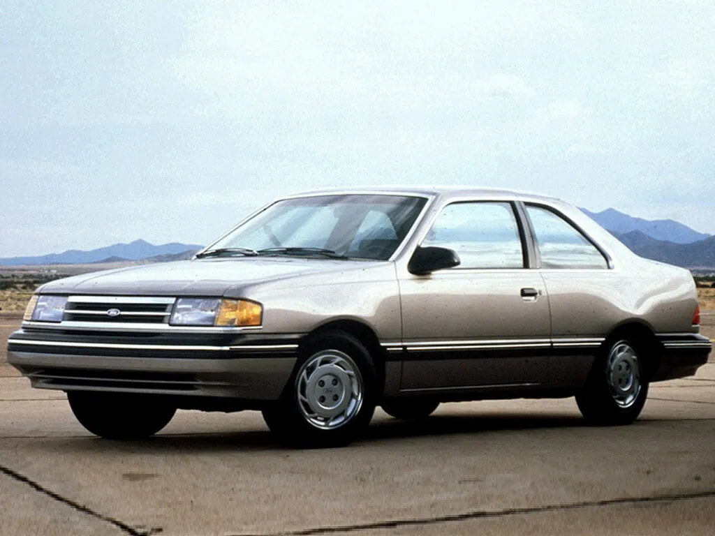 Ford Tempo 1987, купе, 2 поколение (11.1987 - 05.1991)