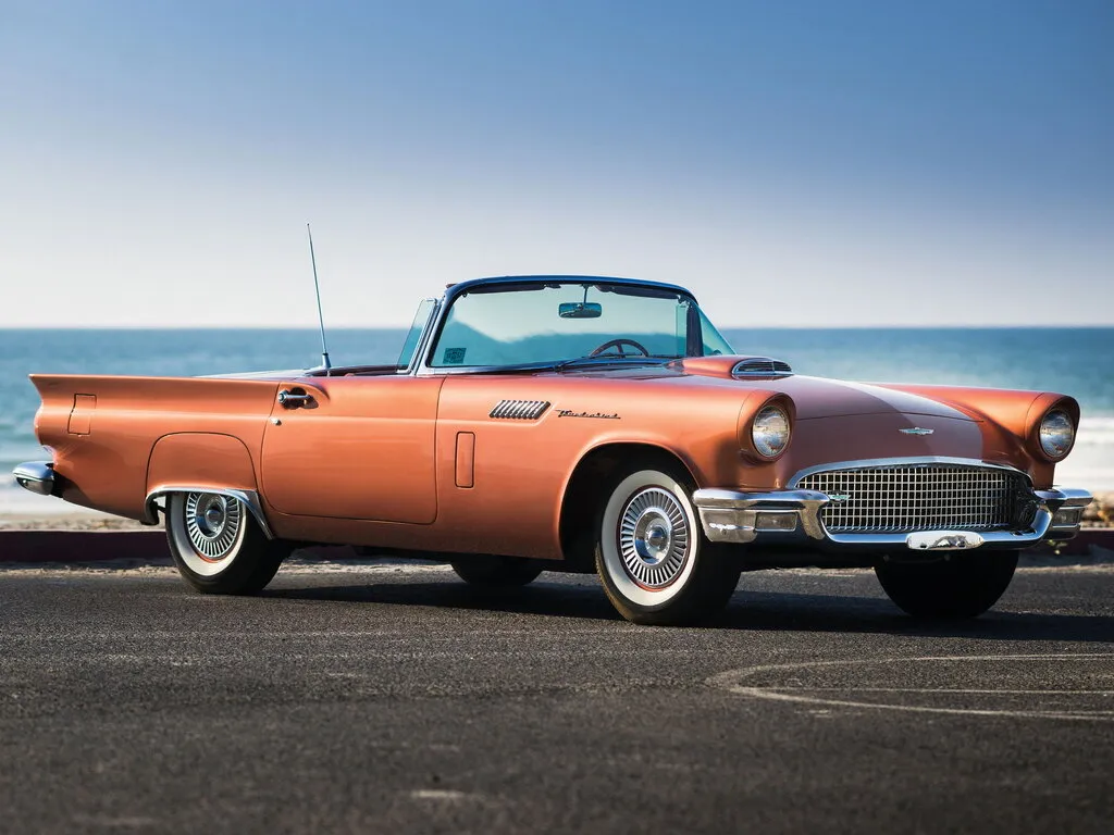 Ford Thunderbird 2-й рестайлинг 1956, открытый кузов, 1 поколение (10.1956 - 12.1957)