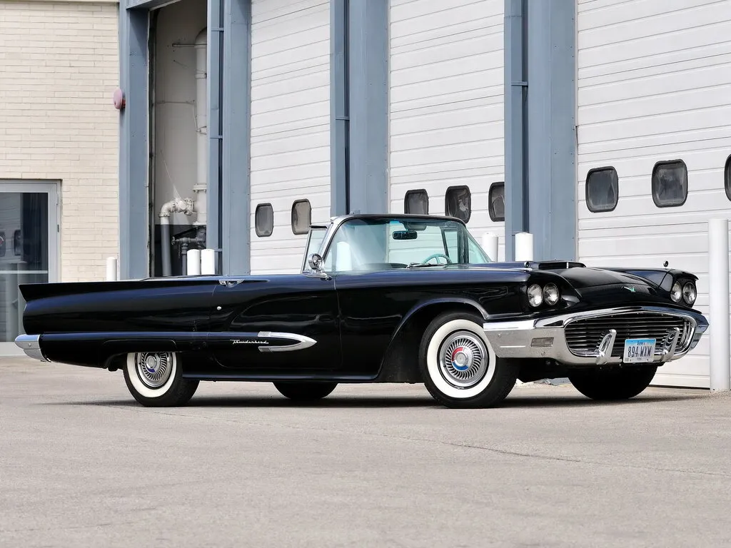 Ford Thunderbird рестайлинг 1958, открытый кузов, 2 поколение (10.1958 - 10.1959)