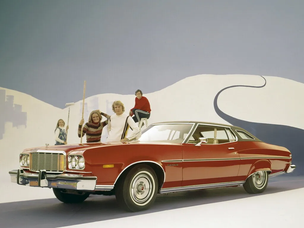 Ford Torino 2-й рестайлинг 1974, купе, 3 поколение (09.1974 - 09.1975)