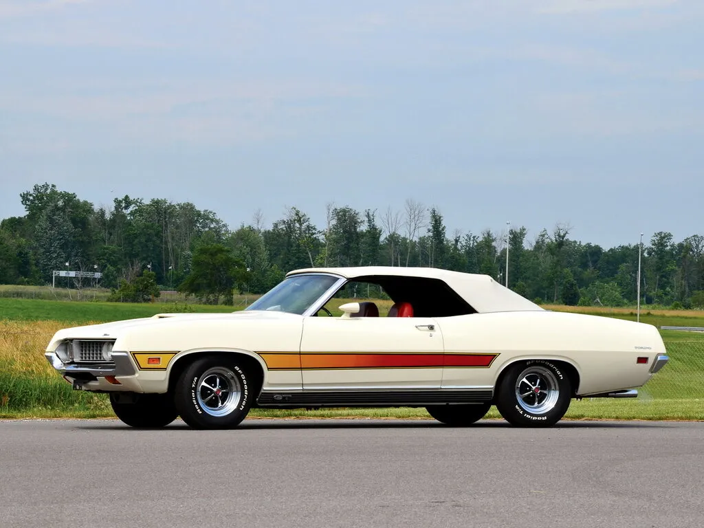 Ford Torino рестайлинг 1971, открытый кузов, 2 поколение (09.1971 - 09.1972)