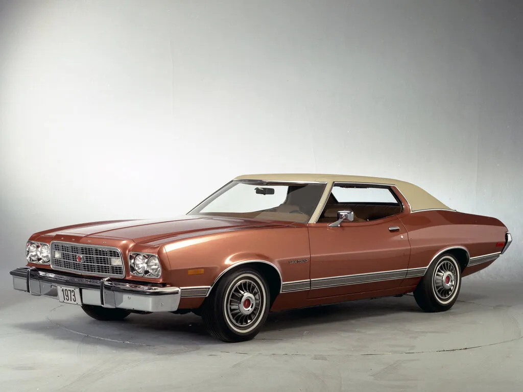 Ford Torino рестайлинг 1973, купе, 3 поколение (09.1973 - 09.1974)