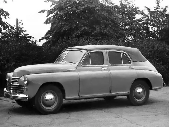 ГАЗ Победа 1949, открытый кузов, 2 поколение, Вторая серия (09.1949 - 01.1953)